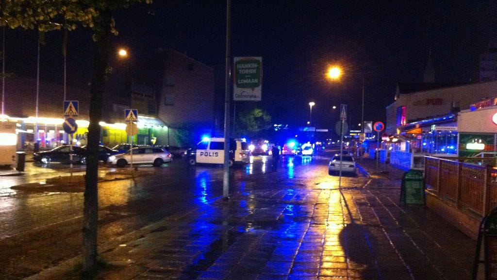 Hyvinkään keskustassa tapahtui viime yönä vakava ampumavälikohtaus