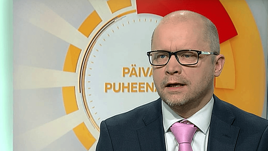 Aki Kangasharju Huomenta Suomen vieraana vuonna 2014.