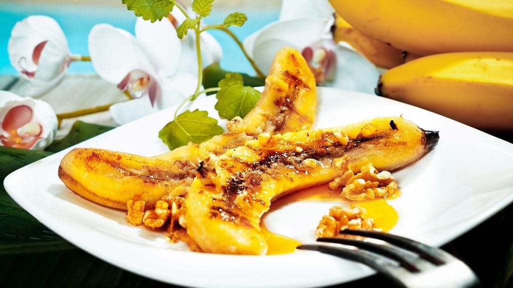 banaani,-grilli,-jälkiruoka