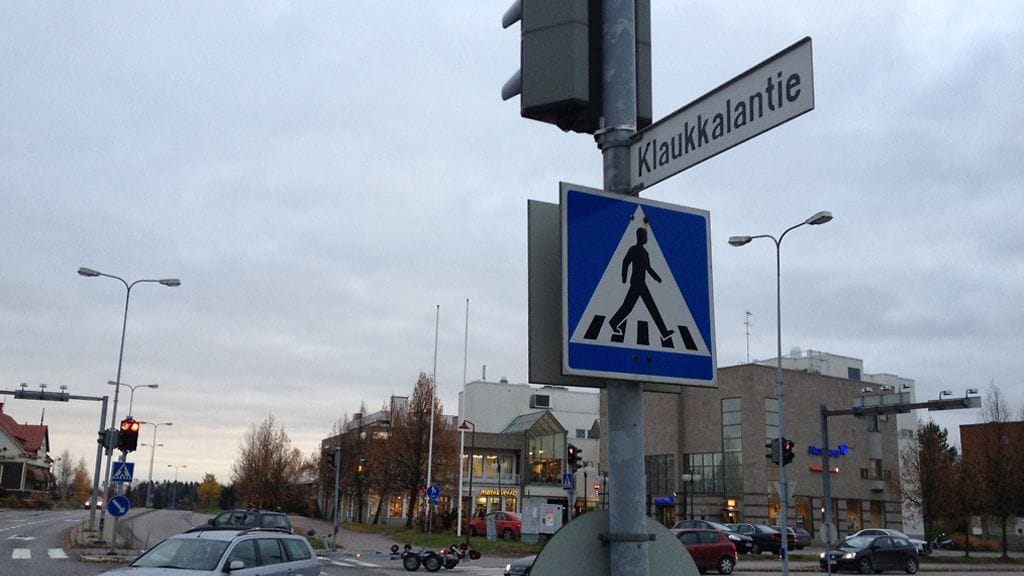 Klaukkalan keskustaa Nurmijärvellä.