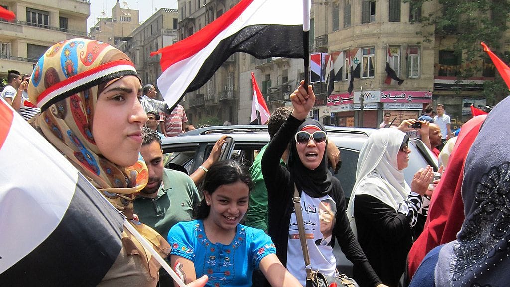 Egyptin naisilla on syytä juhlaan.