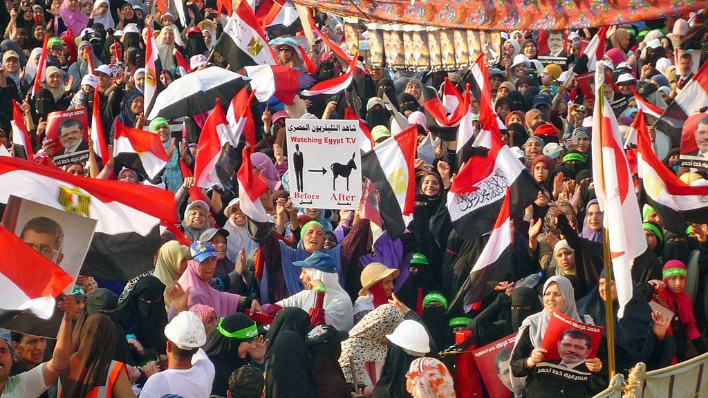 Naisia on joukkoraiskattu etenkin mielenosoitusten yhteydessä Kairossa viime vuosina