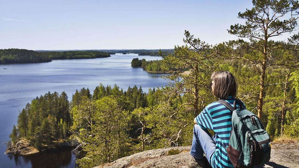 Näkymä Sulkavajärvelle