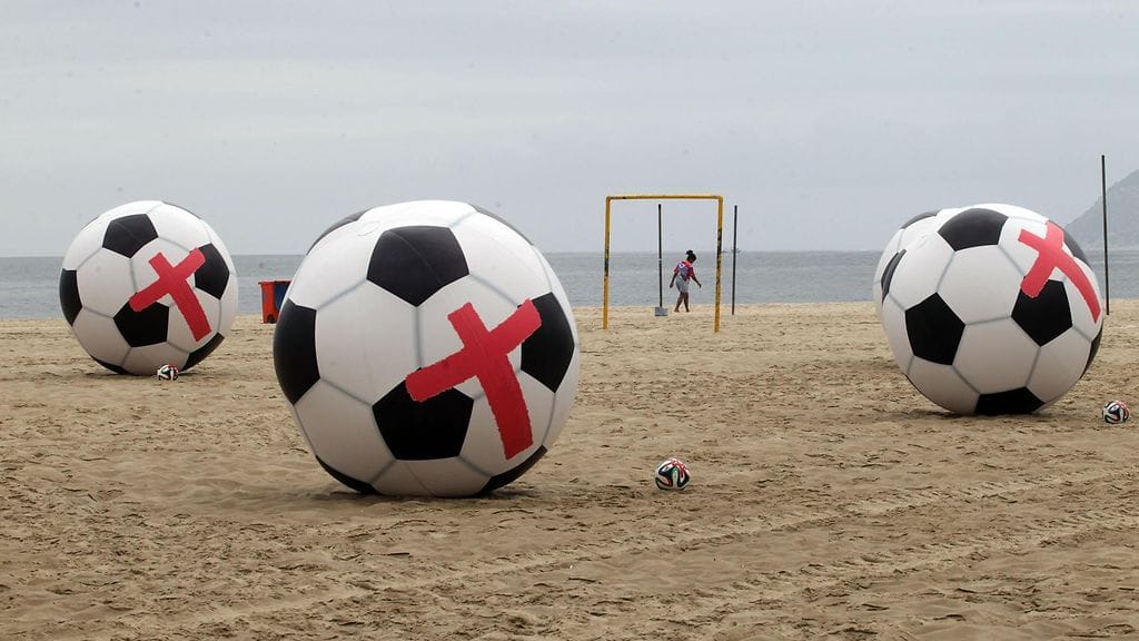 Copacabana jalkapallo MM-kisat Brasilia