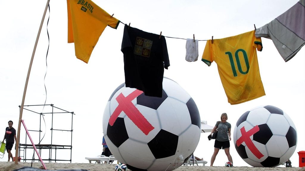 Copacabana jalkapallo MM-kisat Brasilia