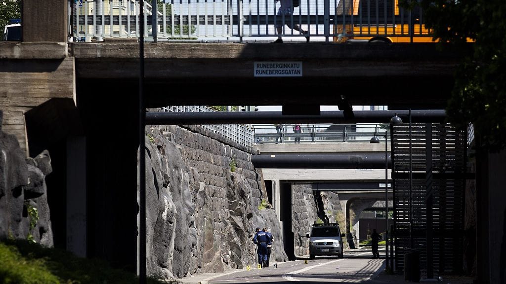 Poliisioperaatio Baanalla kesäkuussa vuonna 2013.