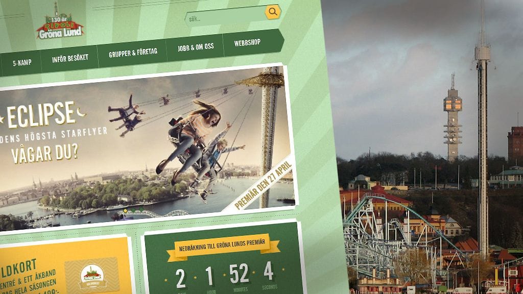 Mies kuoli ilmeisesti hypättyään Eclipse-laitteesta Gröna Lundin -huvipuistossa Ruotsissa.