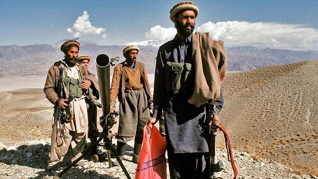 Rauli Virtanen vei Valintatalon kassin näille Jalalabadin kaupunkia piirittäville sisseille 1980-luvun lopulla, jolloin hän raportoi MTV:lle.