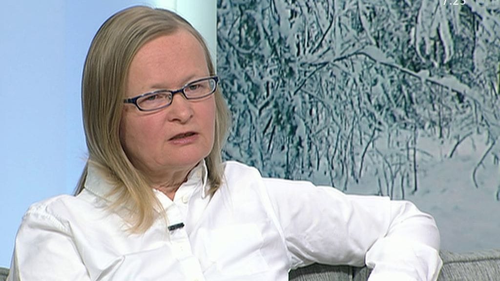 Jemen-.tutkija Susanne Dahlgren on nyt Jemenissä. Kuvassa hän on Huomenta Suomen haastattelussa aiemmin tänä vuonna.