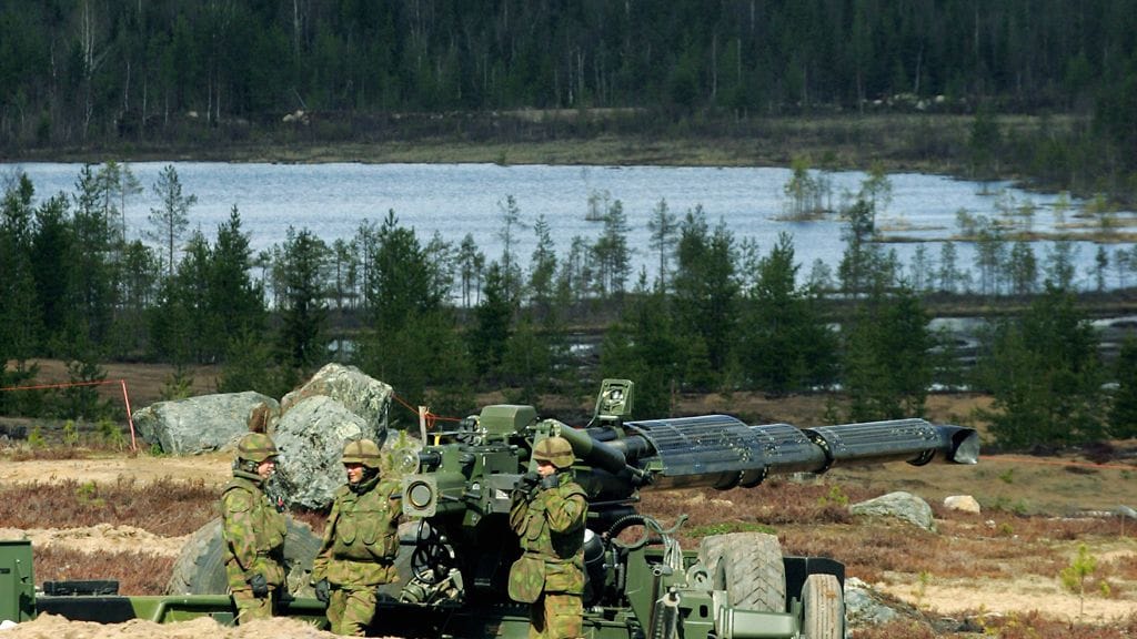 Kuvituskuvaa Rovajärven ampuma-alueelta.