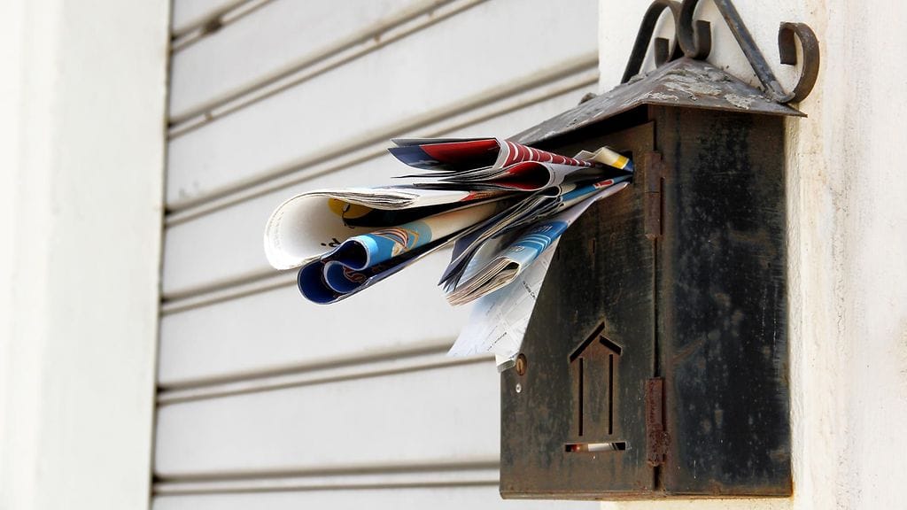 "Täysi postilaatikko on selvä vinkki siitä, että koti on tyhjillään."