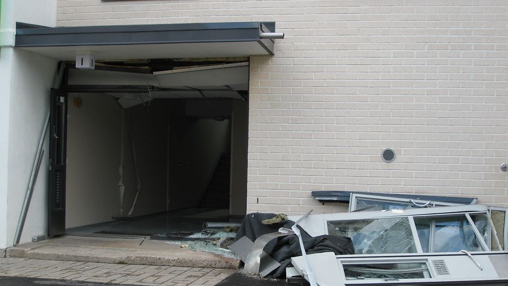 Rattijuopon jäljet lauantaina.