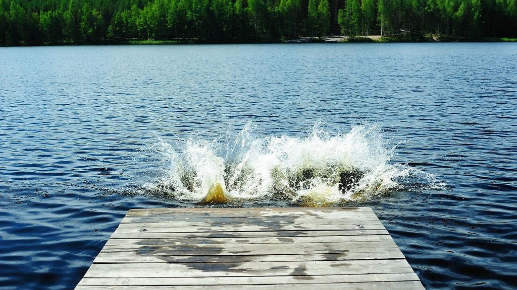 Järvimaisema, laituri