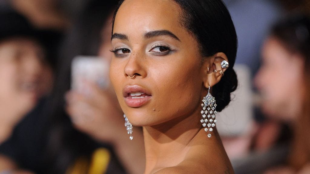 Zoë Kravitz oli todistamassa pop-historiaa.