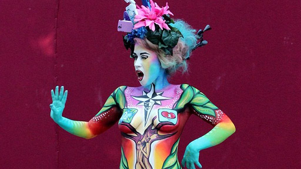 Suomalainen Riina Laine on voittanut vartalomaalauksen maailmanmestaruuden Itävallassa pidetyssä World Bodypainting Festival -tapahtumassa.