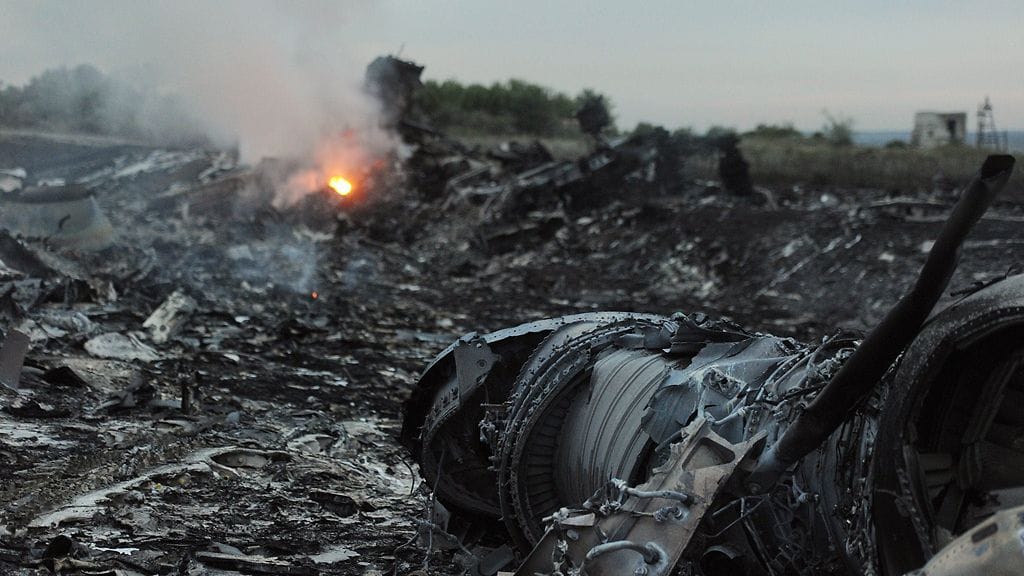 Malaysia Airlinesin lento MH17 ammuttin alas Itä-Ukrainassa.