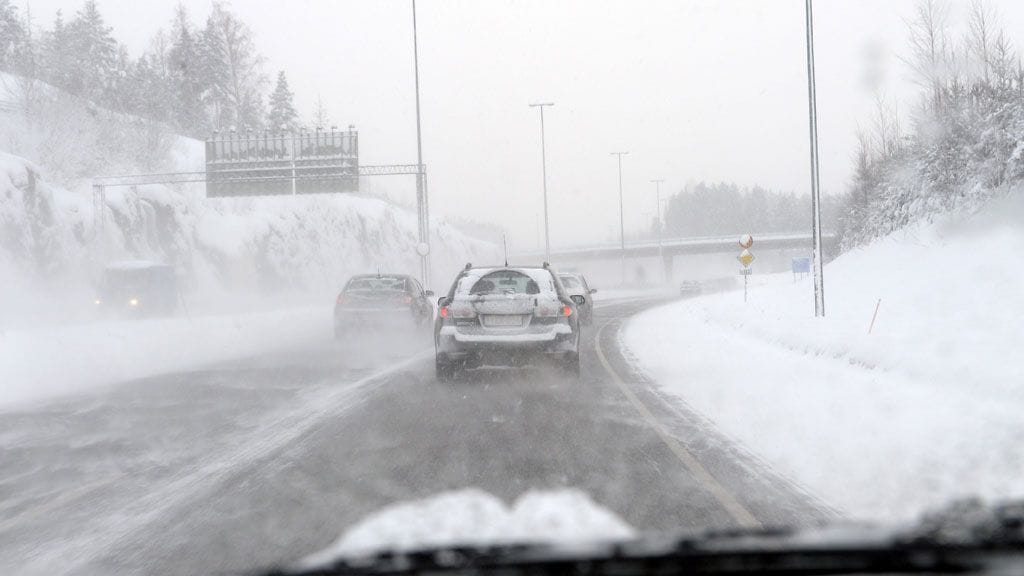 Kuvituskuvaa lumituiskusta.