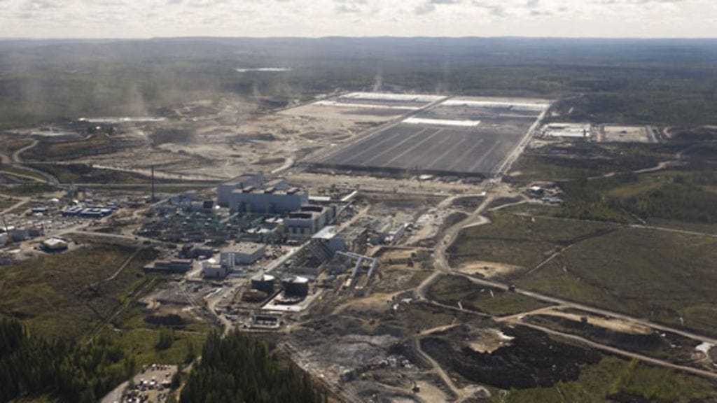 Talvivaaran kaivosalue.