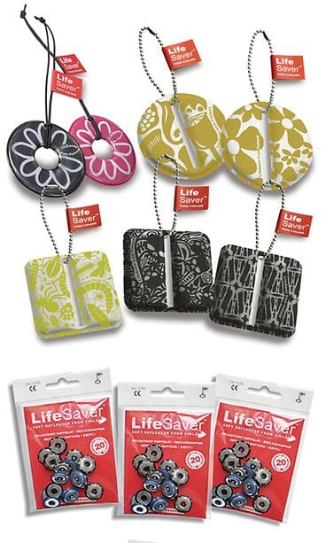 Saintex valmistaa myös Designmuseon heijastimet.