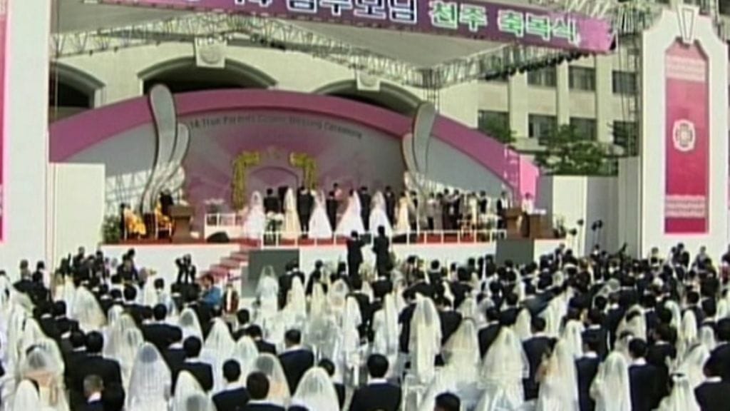 Yhdistymiskirkon massahäihin osallistui 40 000 ihmistä eli 20 000 vihkiparia.