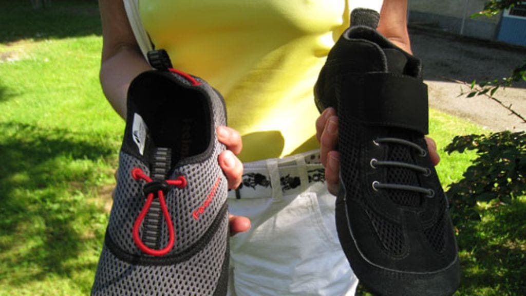 Riitta Saarikoski on mieltynyt kevytjalkineisiin.