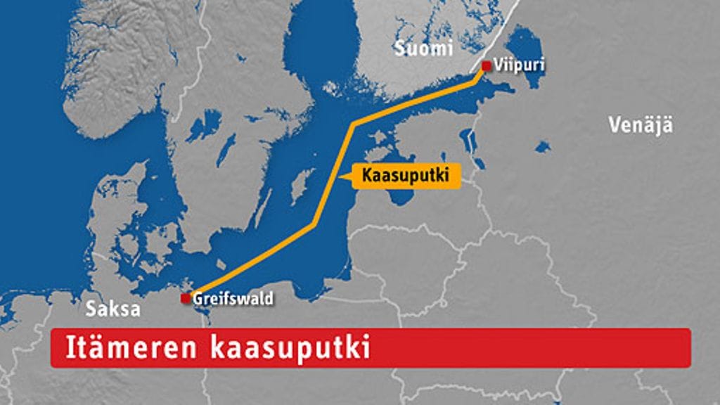 Itämerestä täytyy kaasuputken vuoksi raivata miinoja.