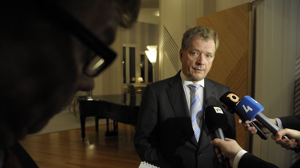 Sauli Niinistö onnitteli Mäntyniemessä turvallisuusneuvoston uusia jäseniä Australiaa ja Luxemburgia.