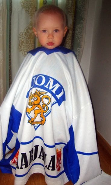 Pieni kannattaja Nurmosta.