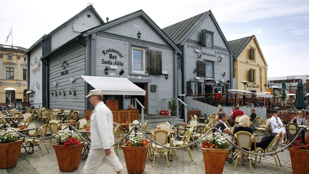 Oulun kaupunki tavoittelee jo toista kertaa Maailman älykkäimmän yhteisön titteliä. Kuva Oulun Kauppatorilta.