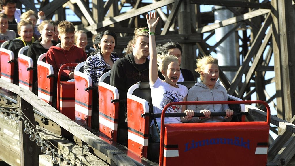 Linnanmäen vuoristorata.