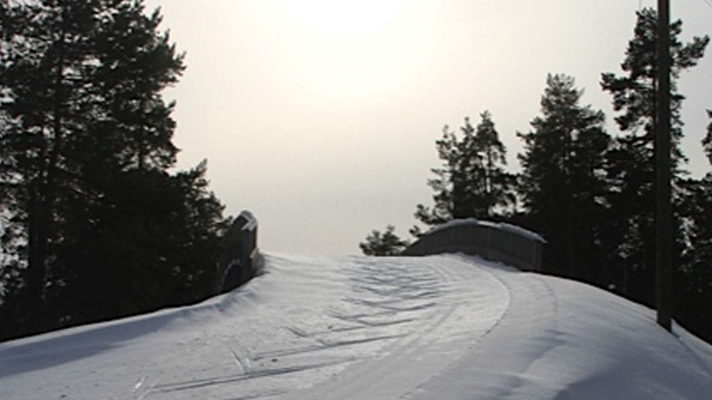 Salpausselkä Lahdessa maaliskuussa 2013. Kuva: Pirjo Kallio