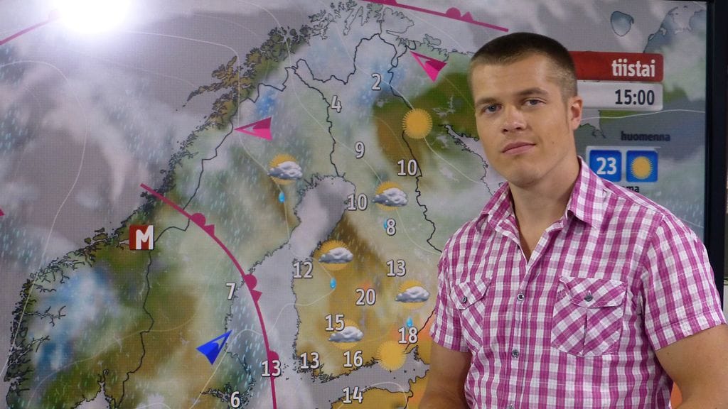 Markus Mäntykannas on aloittanut MTV3:n uutena meteorologina.