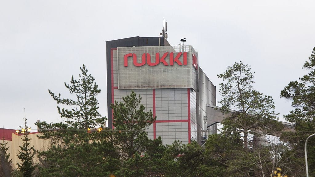 Rautaruukin Raahen tehdas.