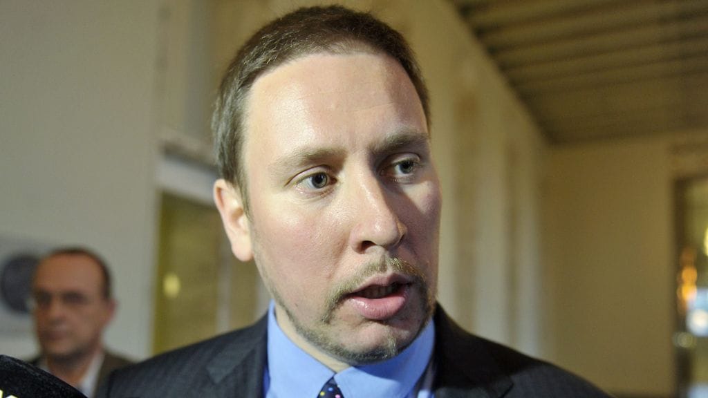 Vasemmistoliiton puheenjohtaja Paavo Arhinmäki.