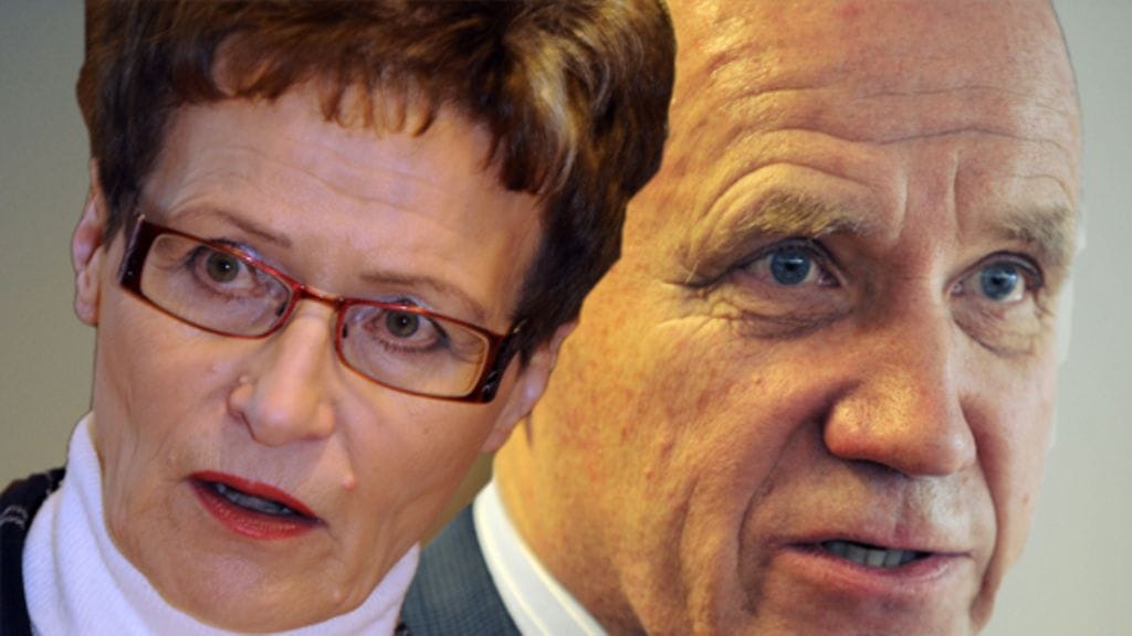 Espoon ex-kaupunginjohtaja Marketta Kokkonen ja teknisen toimen johtaja Olavi Louko