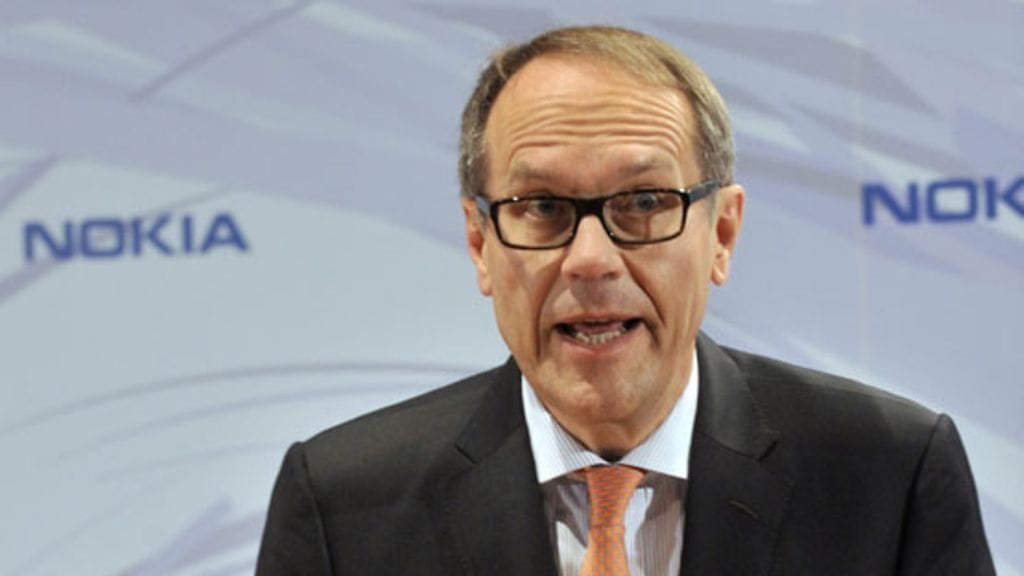 Nokian hallituksen puheenjohtaja Jorma Ollila Nokian tiedotustilaisuudessa Espoossa 10.9.2010. (Lehtikuva)