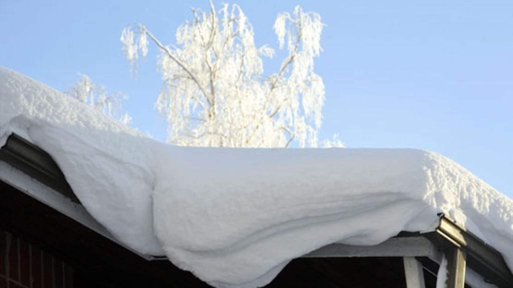 Lunta katolla. Kuva: Lehtikuva