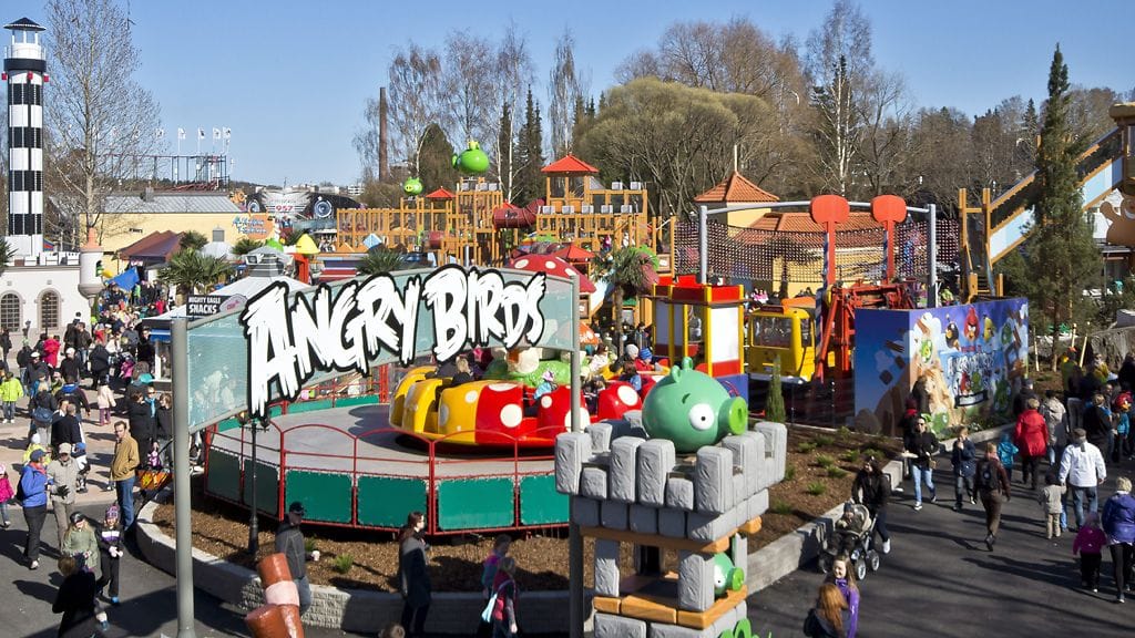 Angry Birds Land löytyy Särkänniemestä.