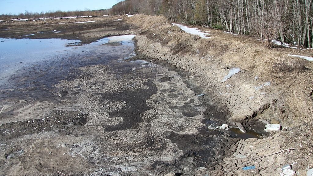 Kannaksen jättikanalan tyhjentynyt lieteallas