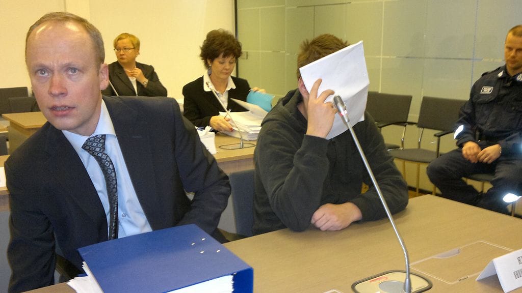 Hyvinkään ampumiset myöntänyt Eero Hiltunen käräjäoikeudessa 15.1.2013.