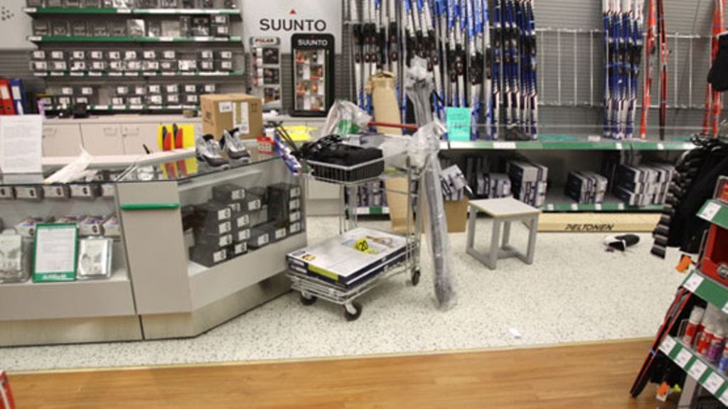 Sellon Prismassa kaikki jäi kesken. Lehtikuva