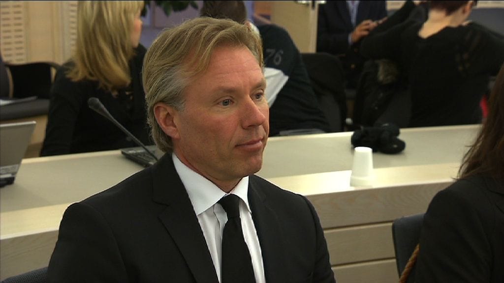 Jyrki Järvilehto Länsi-Uudenmaan käräjäoikeudessa 23.marraskuuta 2011.