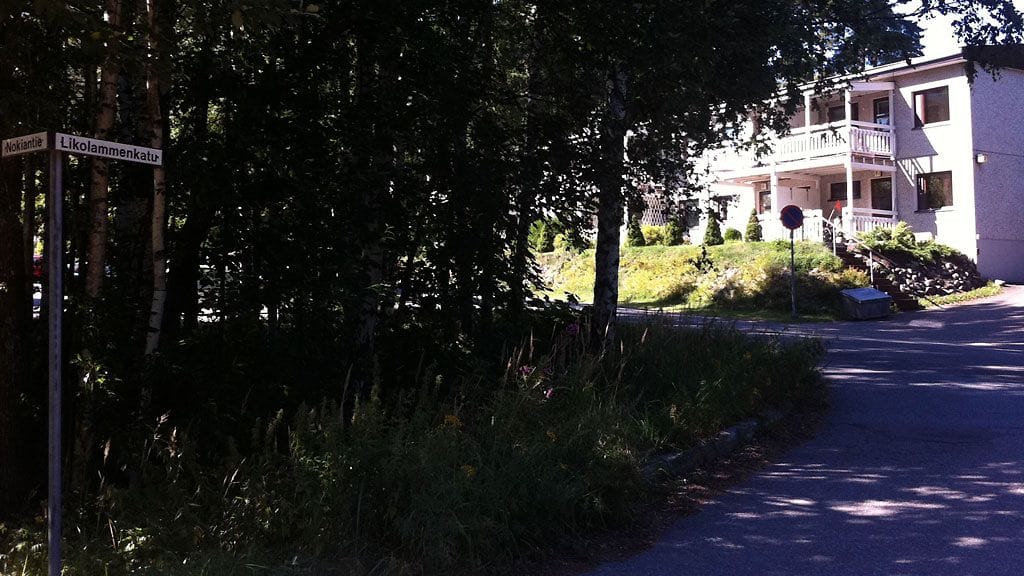 Täältä Karoliina Kestin skootteri löydettiin hylättynä 31.7.2011. Kuva: MTV3