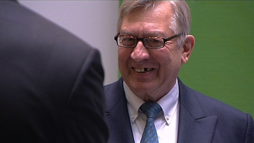 Zacharias Sundström oikeudessa 7. toukokuuta 2009