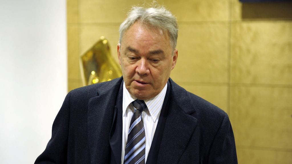 Entinen Nova-johtaja Tapani Yli-Saunamäki Helsingin hovioikeudessa 9.1.2013.