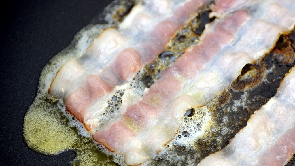 Kuvituskuvassa pekonia.