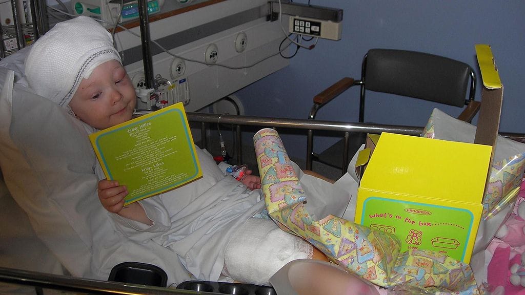 Syöpäsairas Verna viettää 3-vuotisjuhlia.