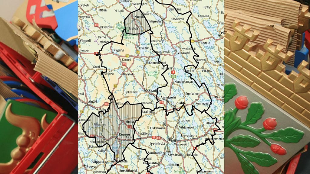 Kartan ja aluejaon lähde: Karttakeskus Oy, Valtiovarainministeriö