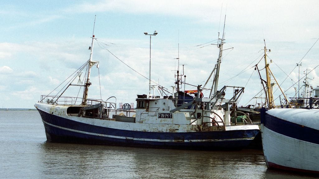 Florence-kalastusalus upposi Suomenlahdella. Kuva Florencesta vuodelta 1992. Kuvaaja: Petri Sipilä