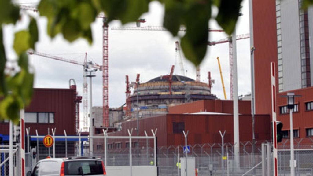 Olkiluoto 3 ydinvoimala 24.5.2010. (Lehtikuva)